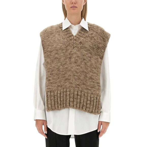 Maison Martin Margiela Jackets & Blazers - Maison Margiela Women Knitted Vest
